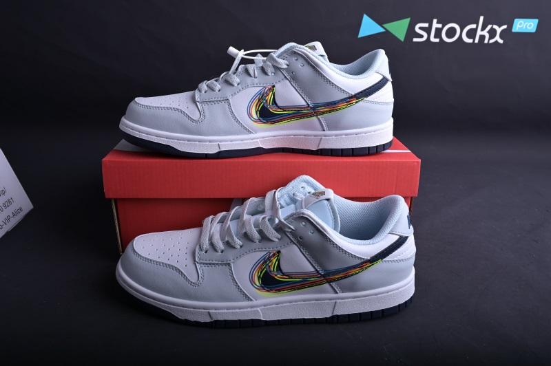 Nike Dunk Low 3D Swoosh DV6482-100: A Fusion of Heritage and Futuristic Aesthetics